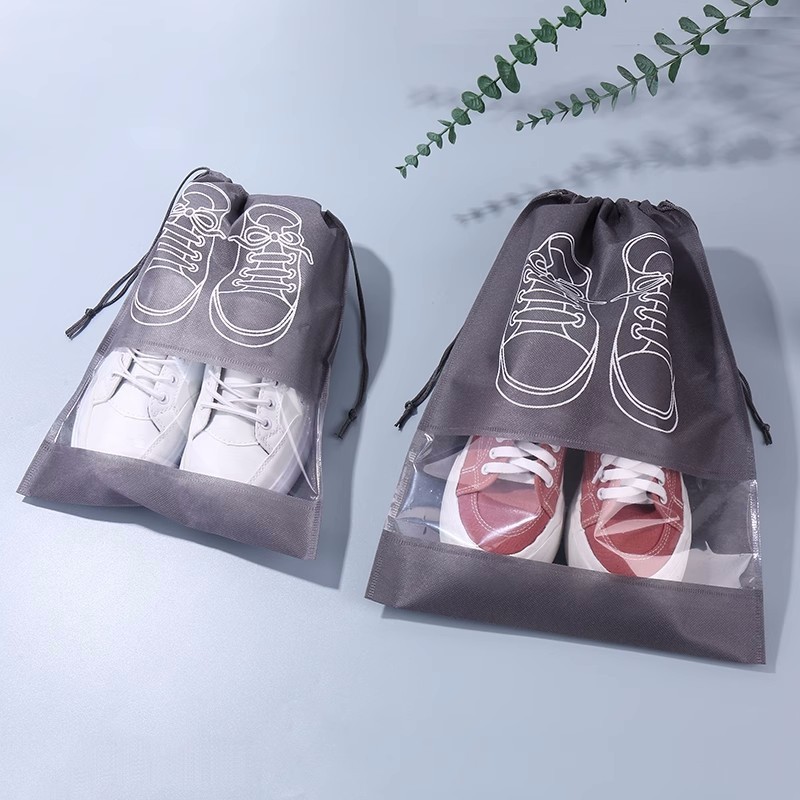 Túi Vải Đựng Giày Dép Có Dây Rút Chống Bụi