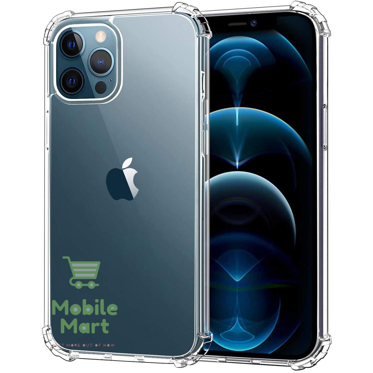Apple iPhone 12 Pro Max (6.7) Back Cover Transparent Extra Bumper Anti Shock Soft Crystal Clear Case For Apple iPhone 12 Pro Max (6.7)
