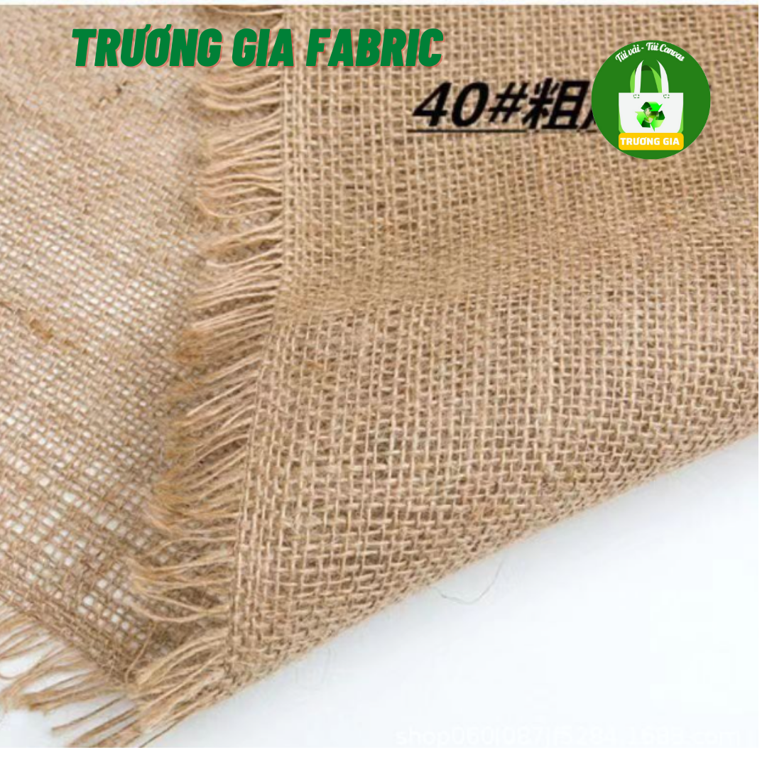 Vải đay Mật Độ Vải # 40 kích thước Khổ 1m6, vải bố đay, vải bố, trang trí, làm phông nền chụp ảnh, rèm cửa, handmade, decor, trải bàn,may mặc