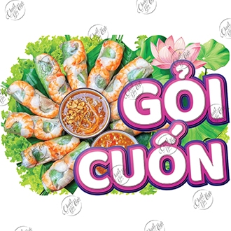 Meat shrimp roll film sticker trolley decoration wall sticker decal street food snack shop decoration