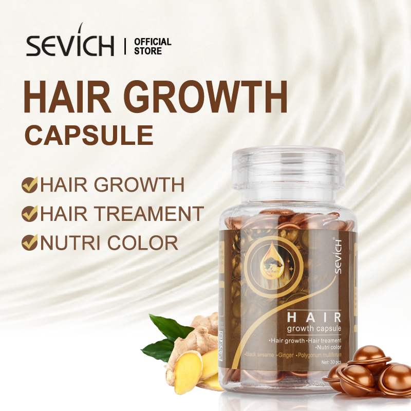 SEVICH Hair Growth Oil Prevent Hair Loss Ginger Essence Growth Hair Vitamin  Capsules | Lazada Singapore