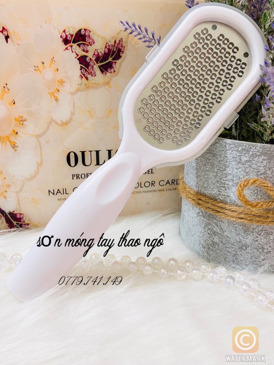 Chà gót chân bằng Inox dành cho Nail