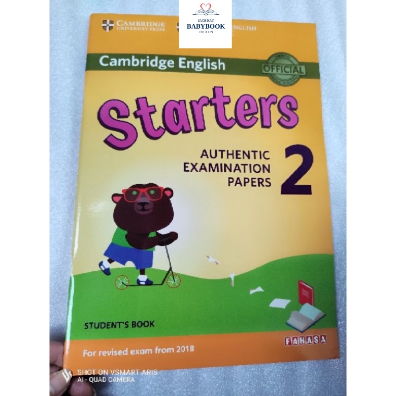 Cambridge English Starter 1,2,3 - tặng mp3