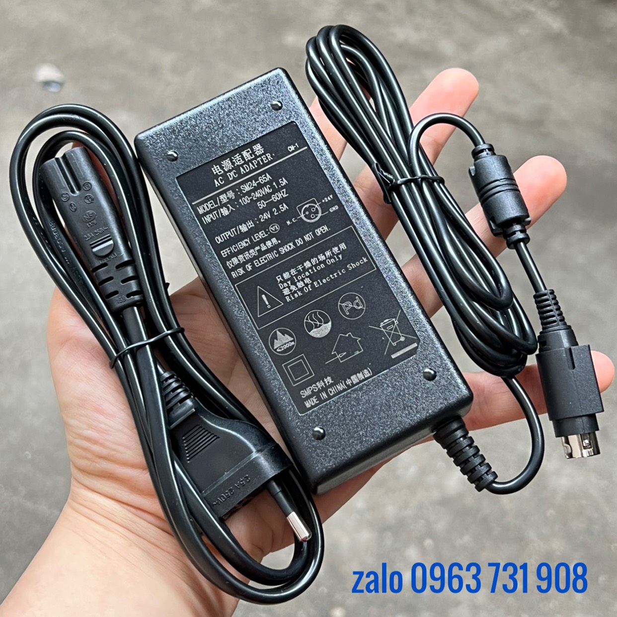 cục nguồn máy in nhiệt hóa đơn bill