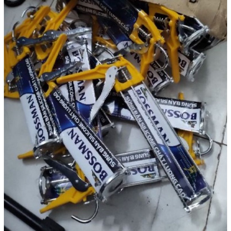 súng bắn keo silicon,súng bossman vàng
