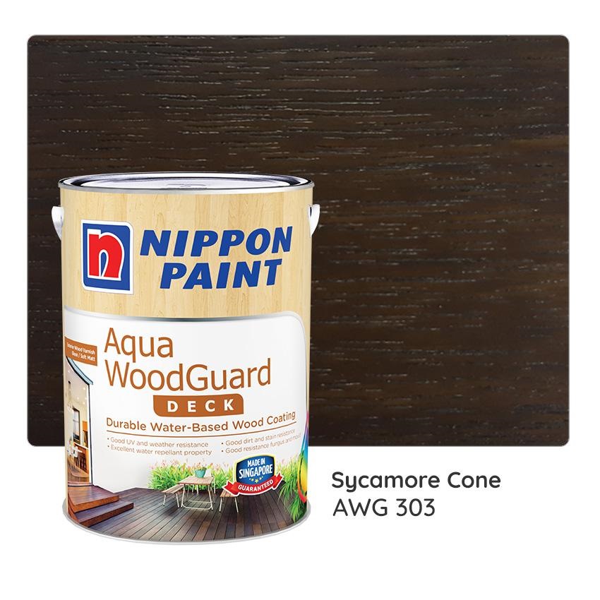 Nippon Paint Aqua Wood Guard (1L) Durable Water Based Timber