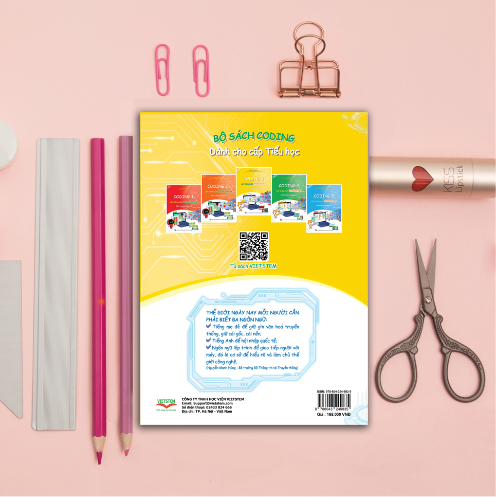 Sách Coding 3 Lập Trình Với Scratch 3 (Dành Cho Học Sinh Lớp 3 - Hành Trang Cho Tương Lai)
