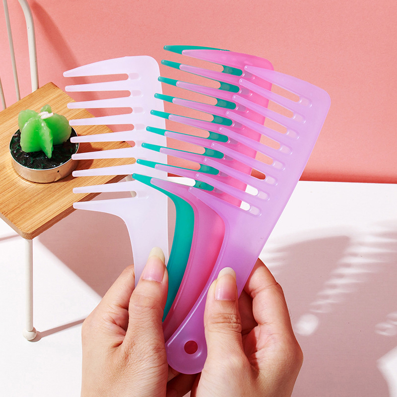 💖 Lớn/rộng-răng Xoăn Tóc Lược nữ mịn Tóc Lược Công cụ tạo kiểu tóc