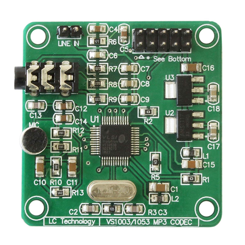 VS1053 MP3 Module Development Board with On-Board Recording Function SPI Interface thumbnail