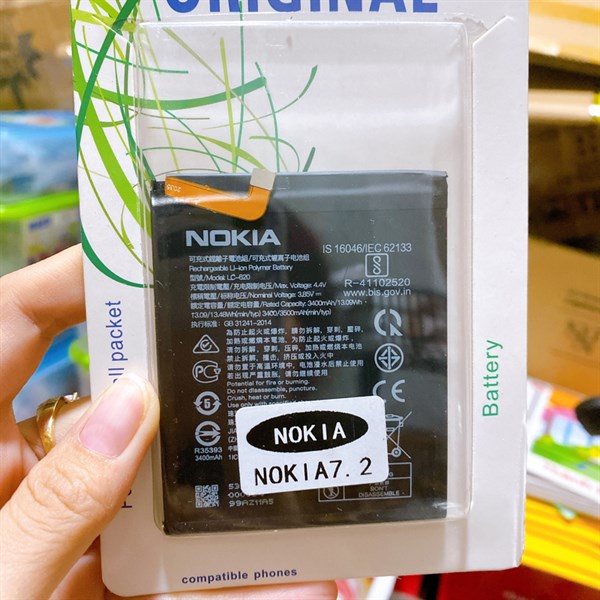 [ ẢNH THẬT ] Pin Nokia 7.2 / LC-620 hàng như hình