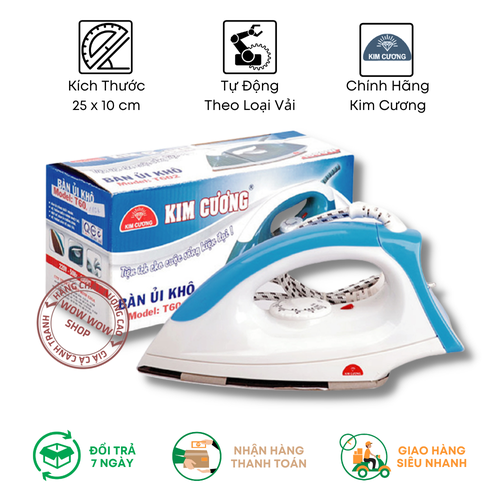 BÀN ỦI KHÔ KIM CƯƠNG T602 ( 1000W )