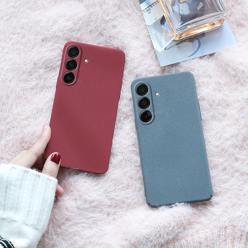 Tokifu For Samsung Galaxy A26 A36 A56 Anti Slip Soft TPU Sandstone Matte Back Case Cover.
