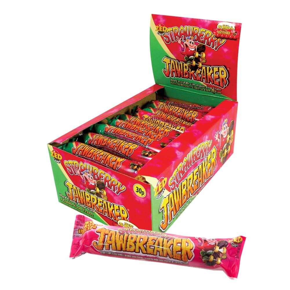ZED Candy - Kẹo gum jawbreakers vị dâu tây