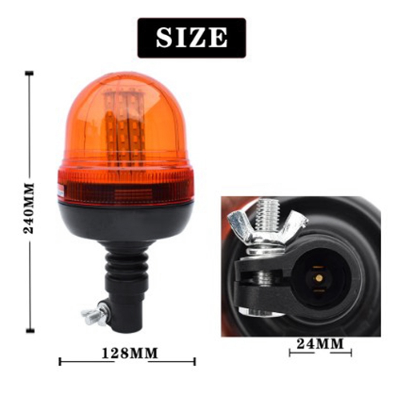 1 Piece Warning Lights Strobe Lights Roof Lights Strobe Lights LED Emergency Lights Plastic