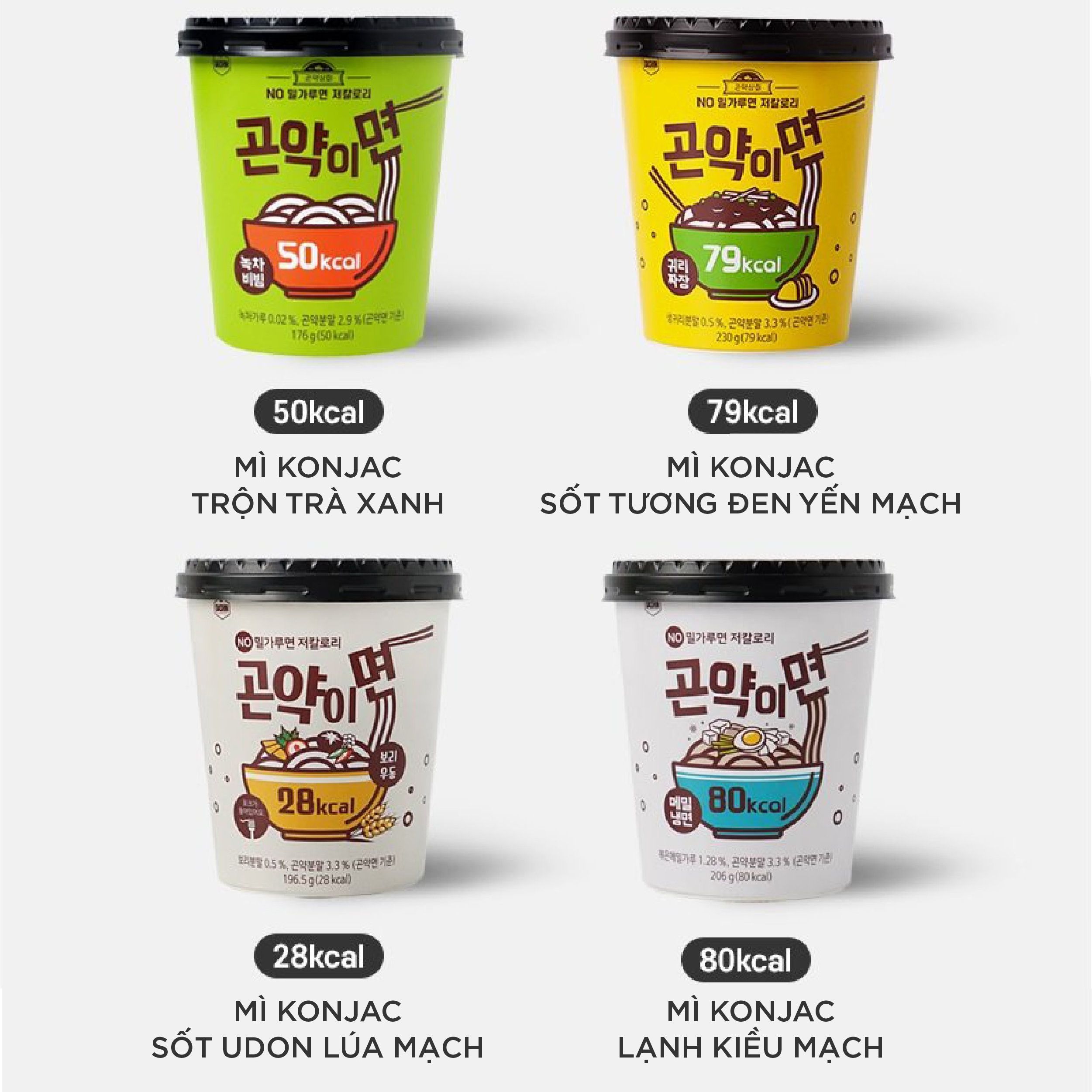 MÌ KONJAC PHÙ HỢP ĂN KIÊNG ÍT KCAL