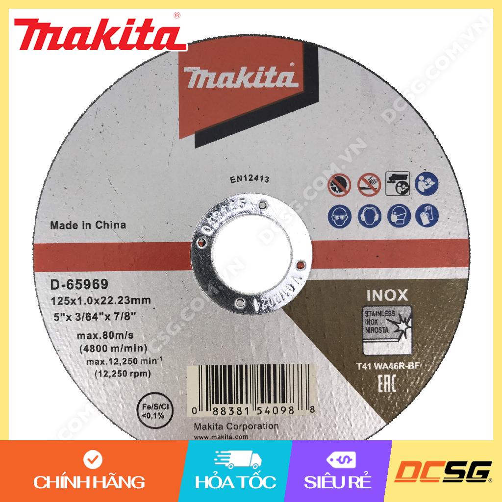Đá cắt inox mỏng 125mm makita d-65969 tadachi