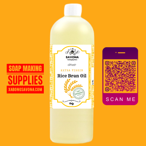 Dầu cám gạo nguyên chất 1 lit - rice bran oil 1 lit savona