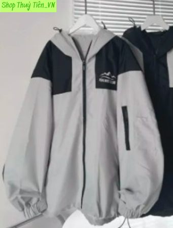 Áo khoác dù 2 lớp form rộng unisex nam nữ PSALMIST CLUB, Áo khoác dù form rộng unisex nam nữ form rộng