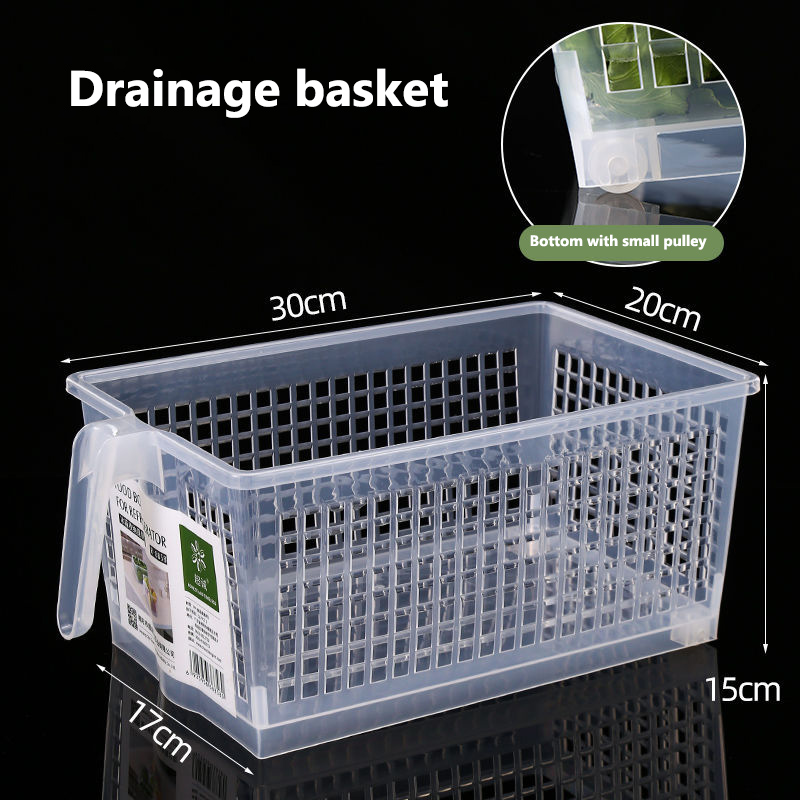 KS Refrigerator storage box, household drawer refrigerator crisper box, kitchen storage and food storage box, crisper box