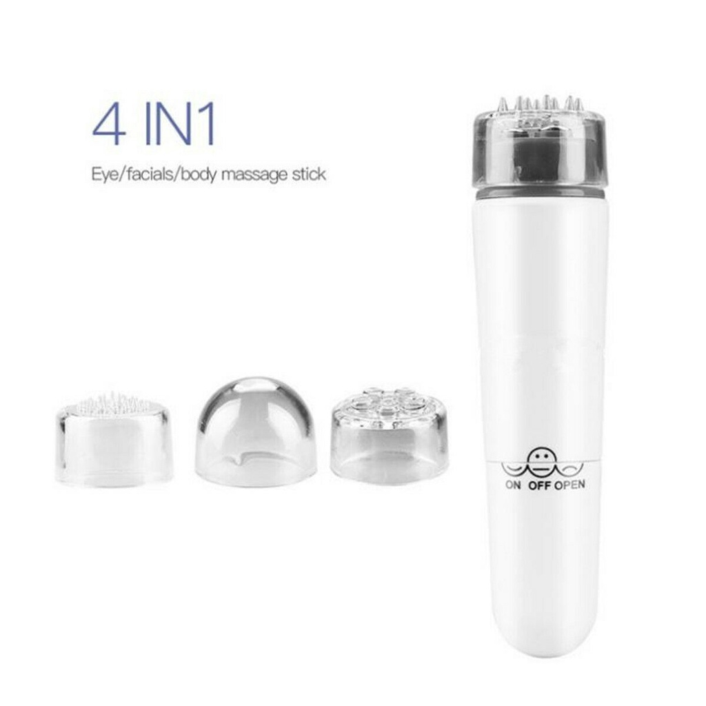 Máy massage mặt cầm tay 4 đầu kiểu bút (có chọn mẫu) (Có Sẵn Hàng) (Xả Kho) (Giao Hỏa Tốc)