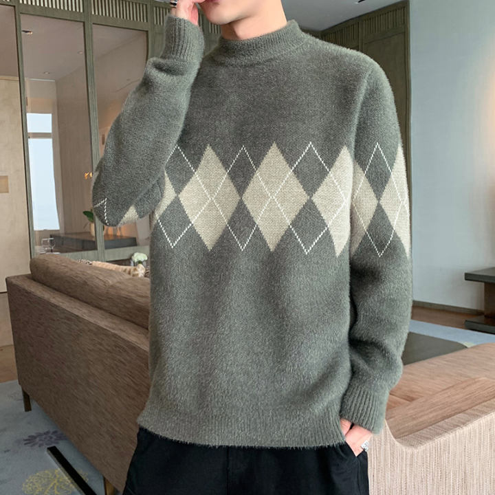 angora sweater mens
