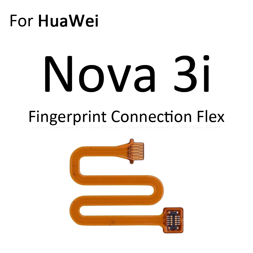 Home Button Touch ID Fingerprint Connector Sensor Menu Return Button Connection Flex Cable For HuaWei Nova 5i 4 3 3i 3e Parts