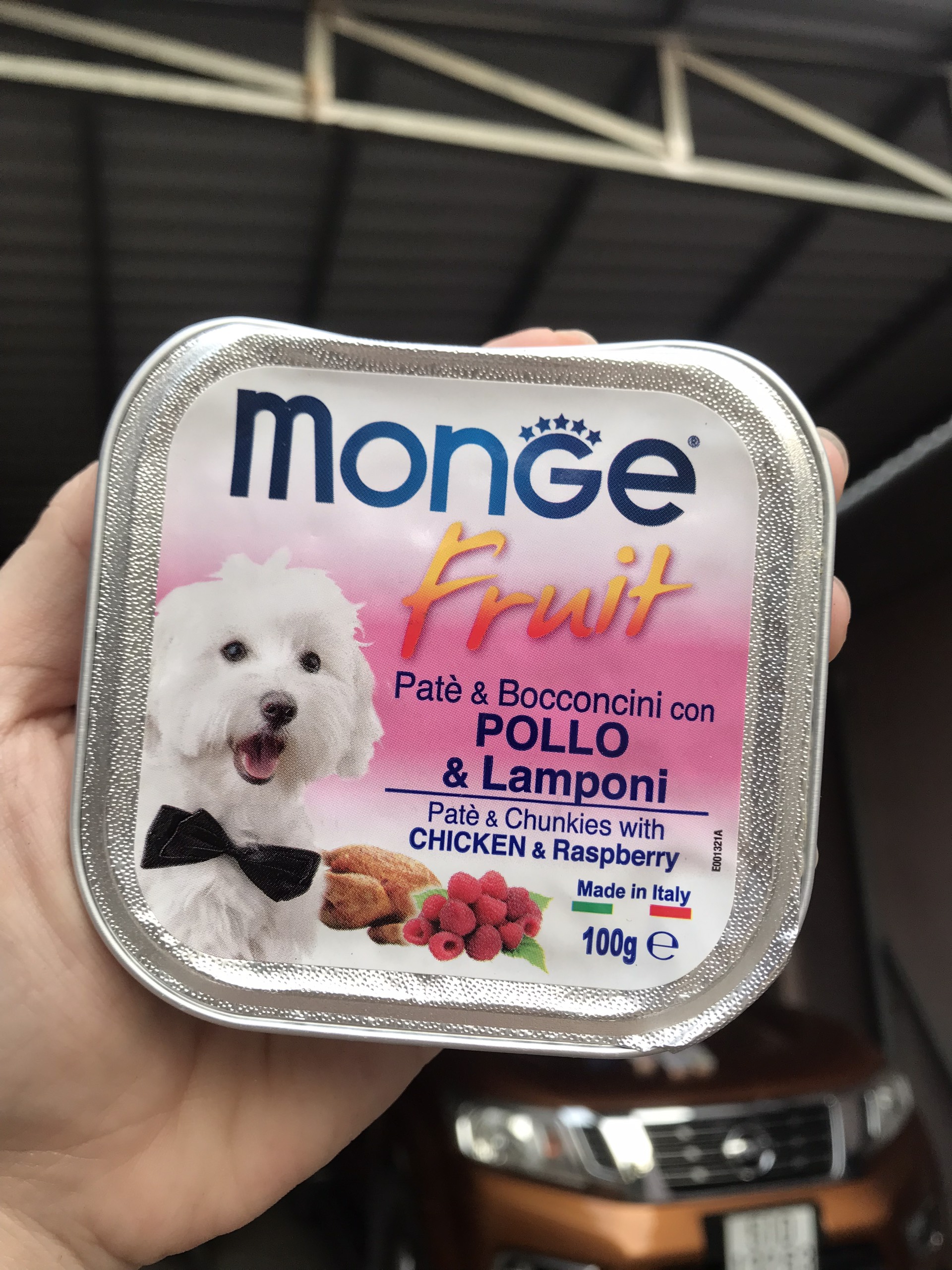 Pate Monge nhiều vị hộp 100g cho chó