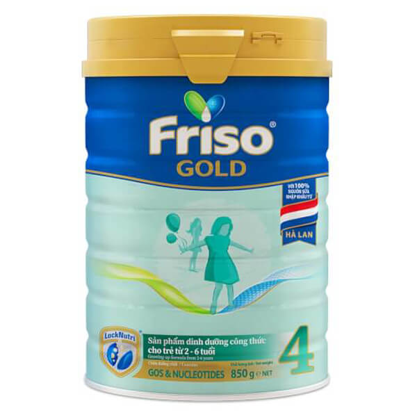 [Mẫu Mới] Sữa Bột Friso Gold 4 Hộp 850g