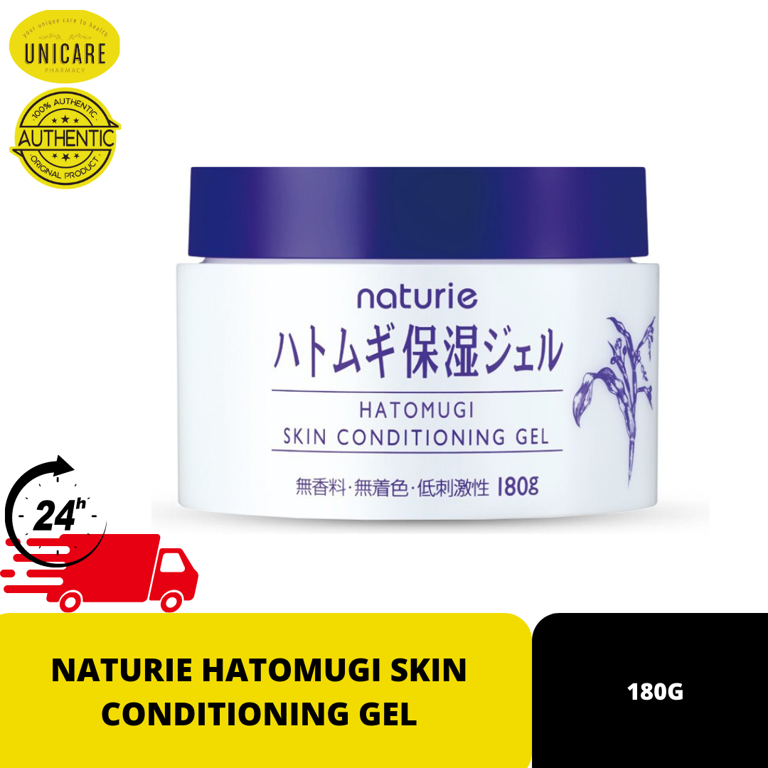 NATURIE HATOMUGI SKIN CONDITIONING GEL (180G) Lazada