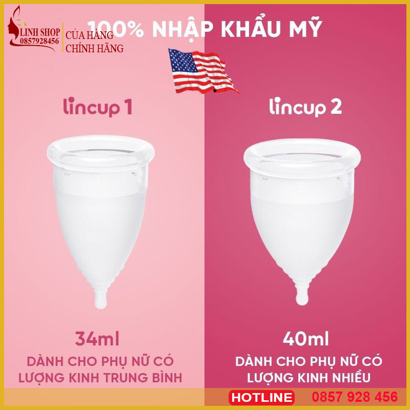 Cốc nguyệt san Lincup mẫu mới
