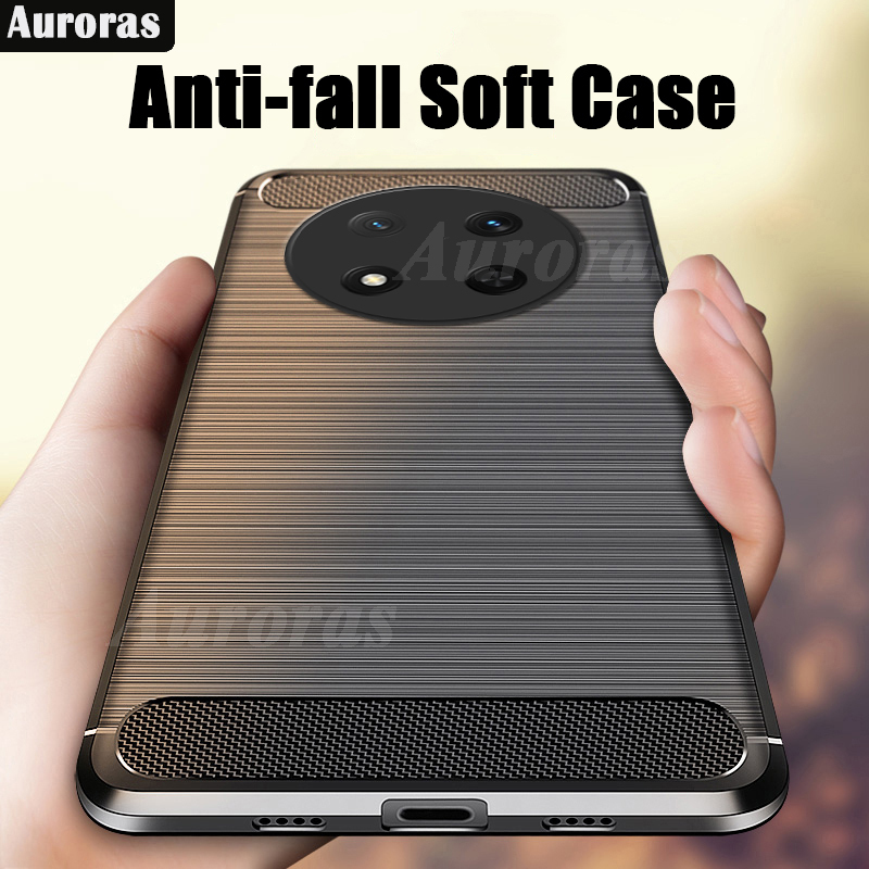 For Honor X9C Phone case Carbon Fiber Soft TPU Silicone Anti-fingerprint Shockproof Business Protection For Honor X9C 5G Cover casing HP