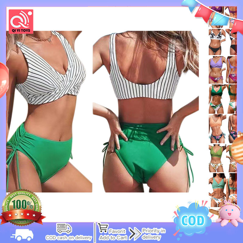 2023 New 2 Piece Women Sexy Bikinis Set Bathing Suit V