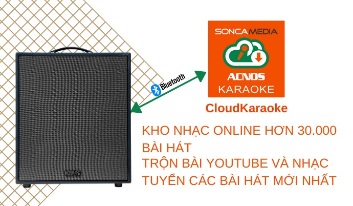 Dàn loa Karaoke di động Acnos CS550