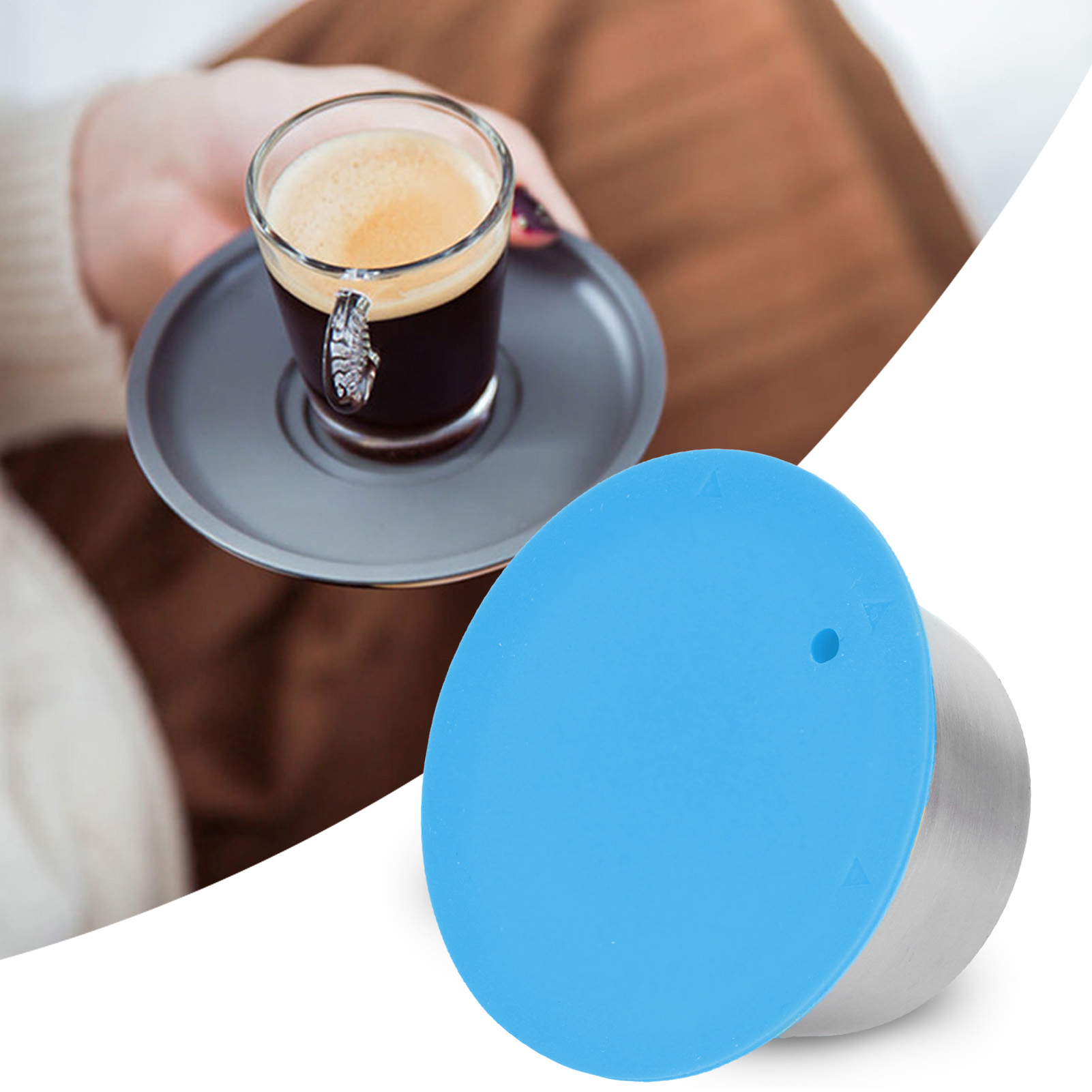 Espresso Capsules Cup Professional Coffee Capsule Durable Refillable Practical Coffee Coffee Machine for Dolce Gusto Cafe Home