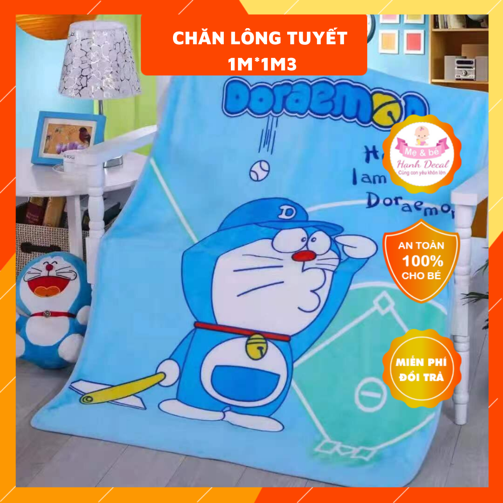 Chăn lông tuyết cho bé size 100 X140