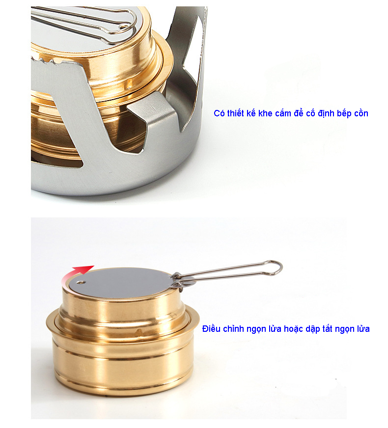 Bếp cồn mini du lịch dã ngoại
