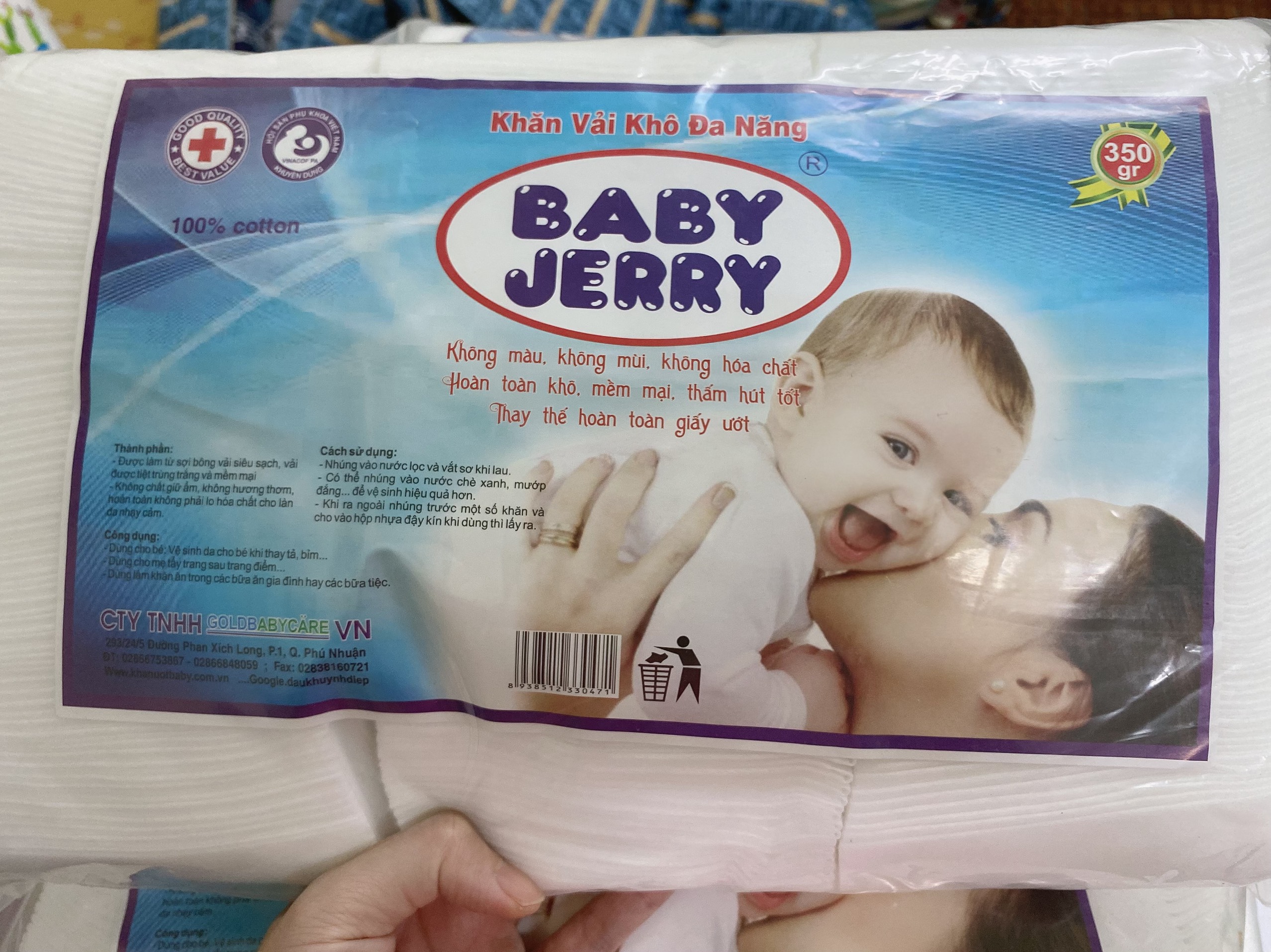 Khăn giấy khô đa năng 350g