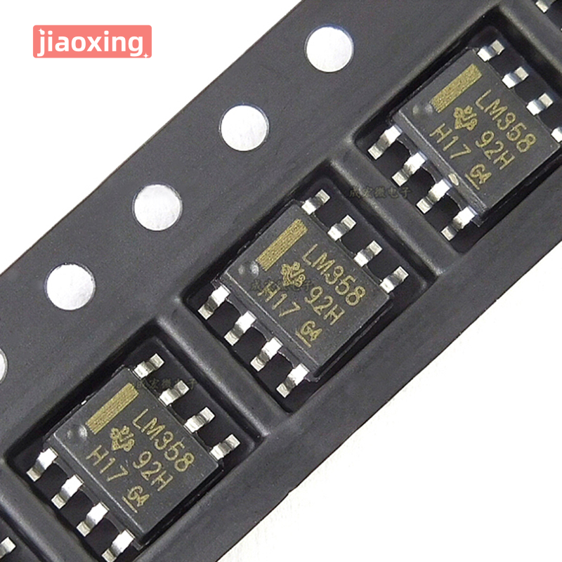 Jiaoxing 10Pcs lm358dr smd amplifier dual operational amplifiers sop8 lm358