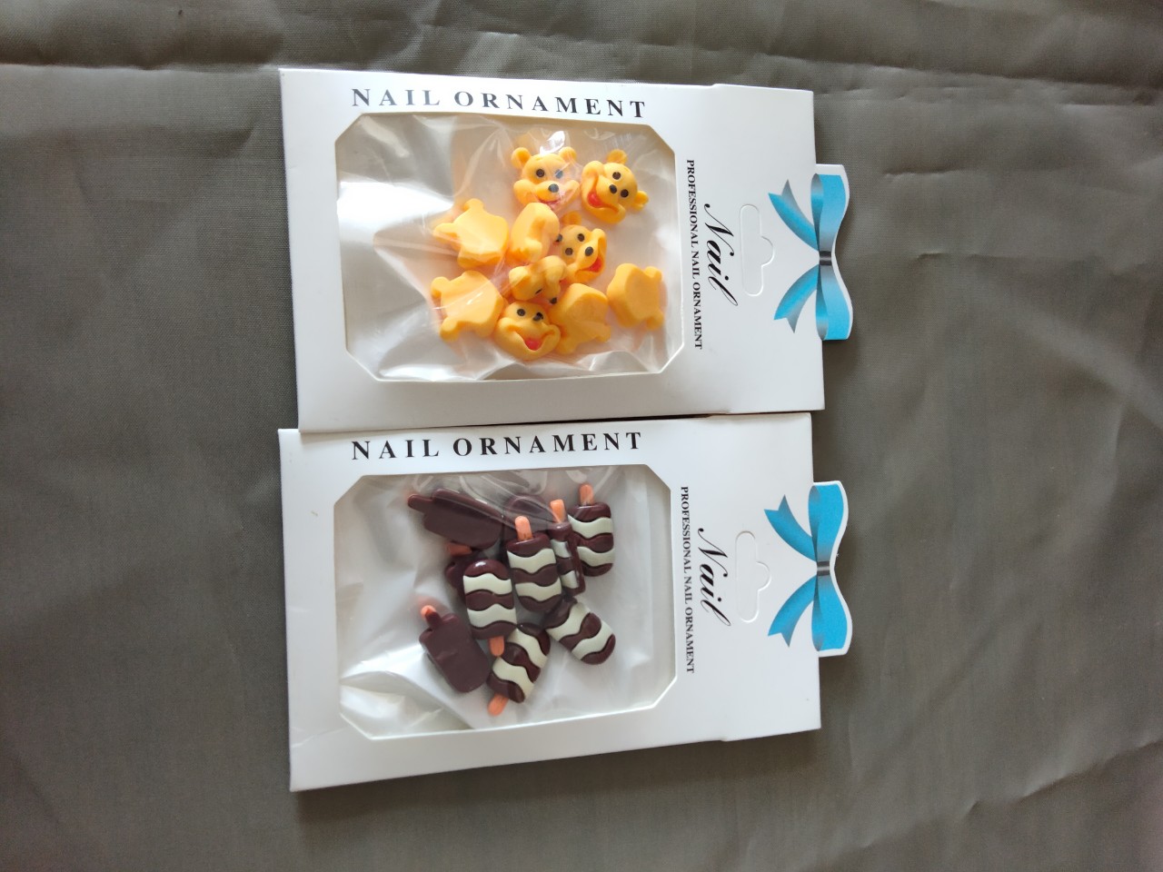 1 Charm nơ các loại trang trí móng