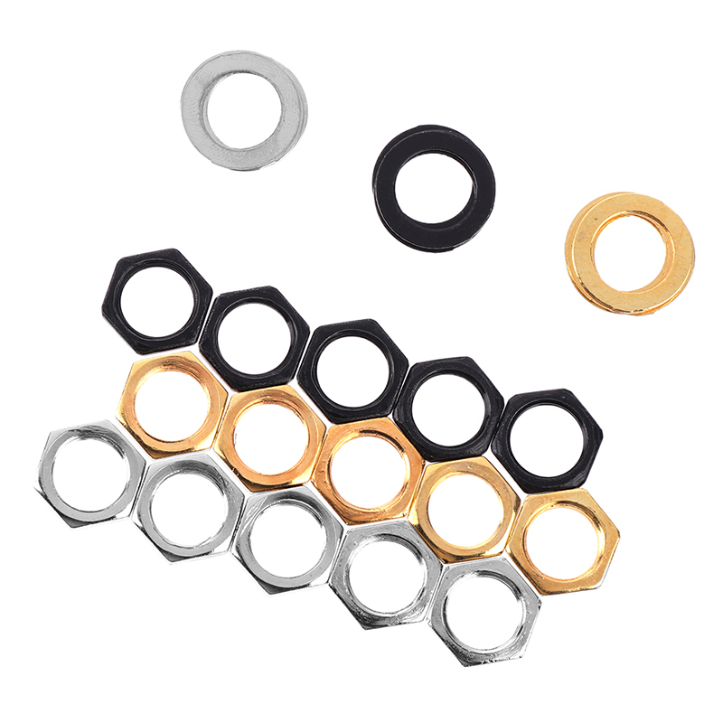5Pcs%20Electric%20guitar%20output%20input%20jack%20socket%20nuts%20washers%20gaskets%20part%20-%20Image%202