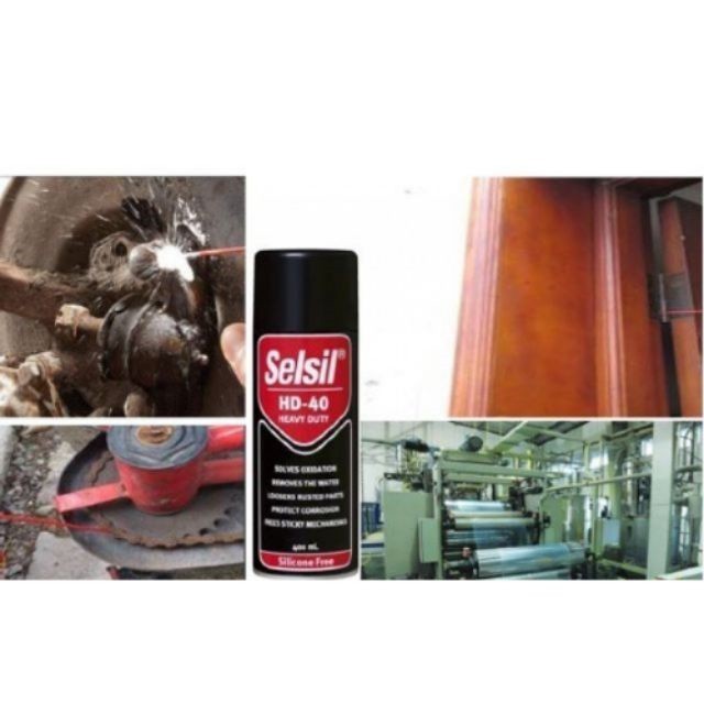 Chai xịt 400ml selsil hd-40 chống rỉ sét