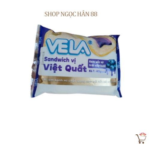 Bánh VeLa Sandwich 45gr cho bữa ăn sáng ( Có đầy đủ các vị )