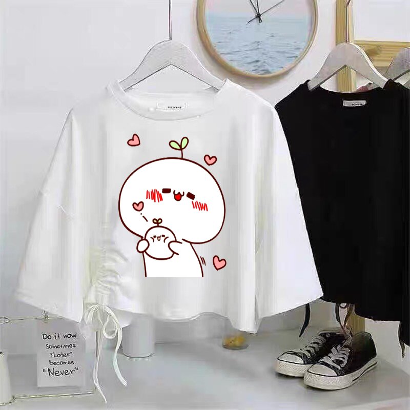 ÁO CROPTOP DÂY RÚT KUTE