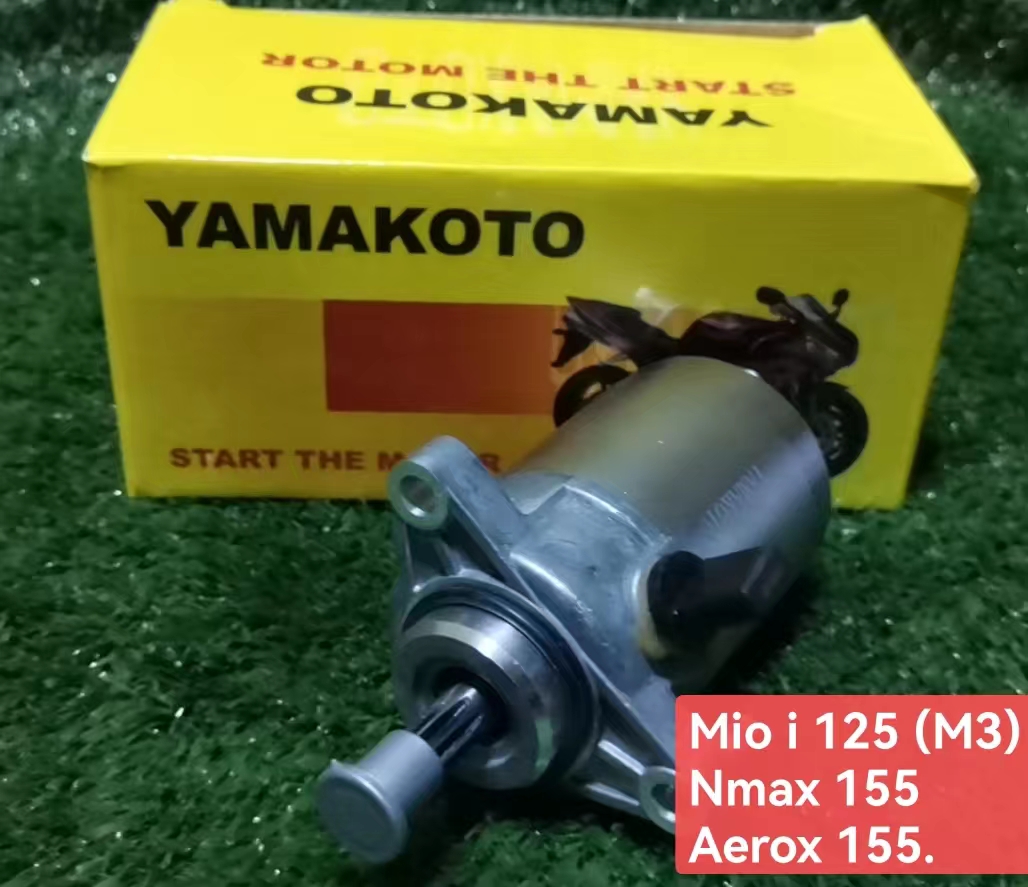 Motorcycle Starter Motor Assy Mio i 125 (M3) / Nmax 155 / Aerox 155 Lazada PH