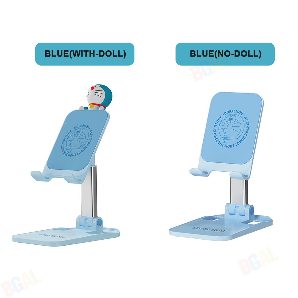 100% Authentic Doraemon Phone Holder Foldable Phone Stand Multi-angle Rotatable Adjustment RPH0980