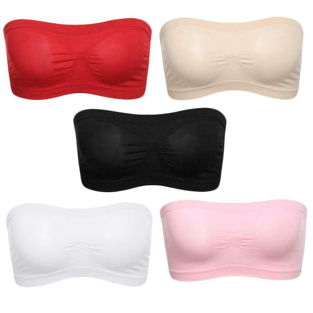 Aweisuan Luxury Breathable Mesh Tube Bra Invisible Strapless Crop Tops ...