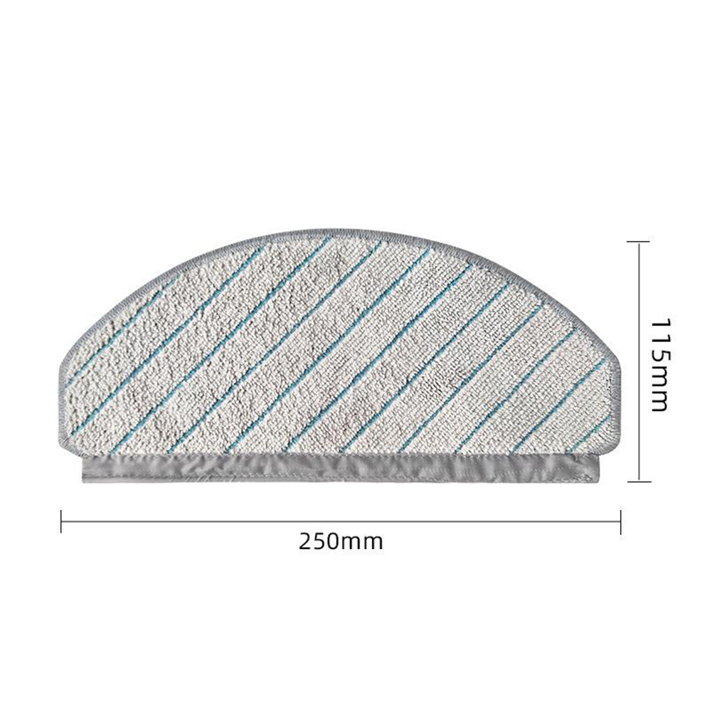 Robot màu xám vải lau Tương thích với Ecovacs Deebot T10 N20 Pro yeedi C12 Pro cộng với Máy hút bụi phụ tùng