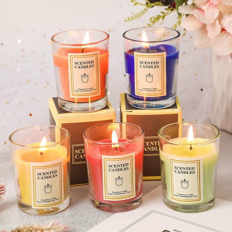 Cốc Nến Thơm Ly Thủy Tinh Scented Candles - Nến Thơm Handmade