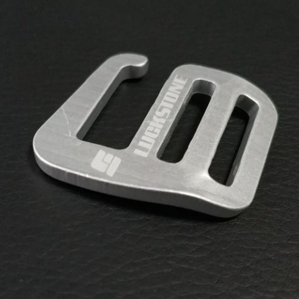 Kloware 8pc metal g shaped hook Webbing Buckle Strong Buckle