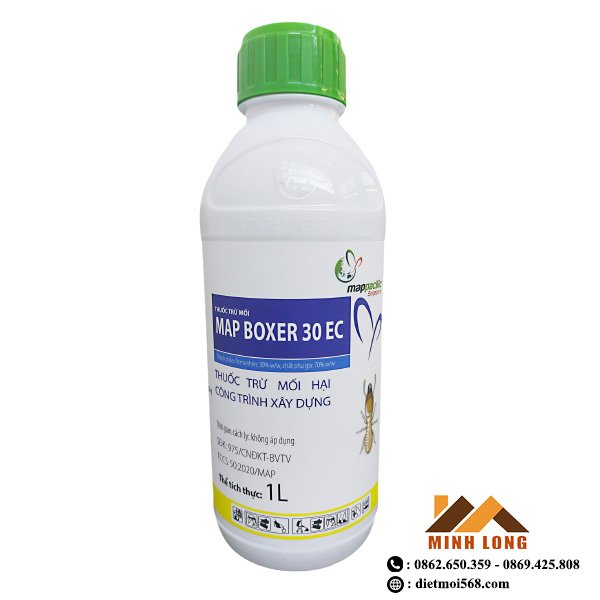 Map Boxer 30EC (chai 1 lít) -  Thuốc phòng trừ mối chuyên dụng cho công trình